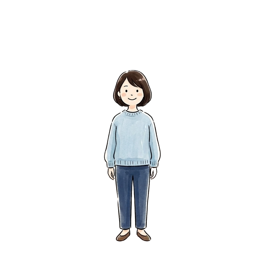 笑顔のママ