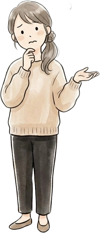 悩むママ